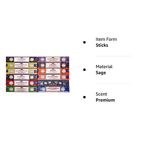 Satya 12 Pack Assorted Pack 15 Gram x 12 Packs 1ST