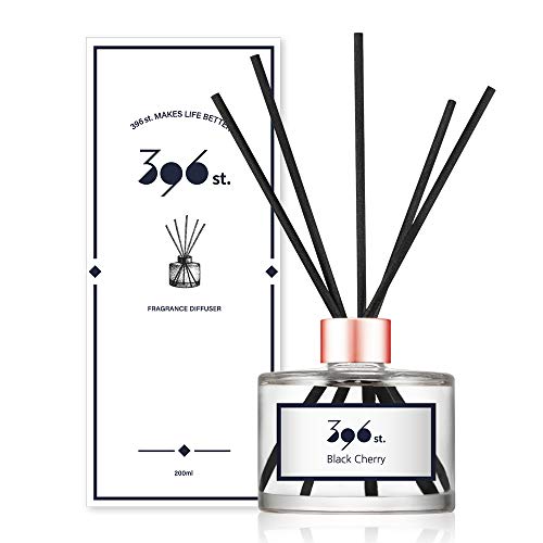 396 st. Reed Diffuser, Black Cherry, 200ml(6.7oz) / Reed Diffuser Sets, Scentsy Home Fragrance, Scented Oils, Home & Bathroom Décor