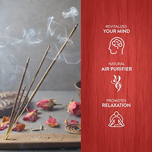 HEM Precious Rose Incense Sticks Pack Of 120 Count | Natural, Pure House & Flower Powder | Fresh & Long Lasting Fragrance | Aromatherapy Incense For Air Purifier, Stress Relief & Cleansing | Gift Set