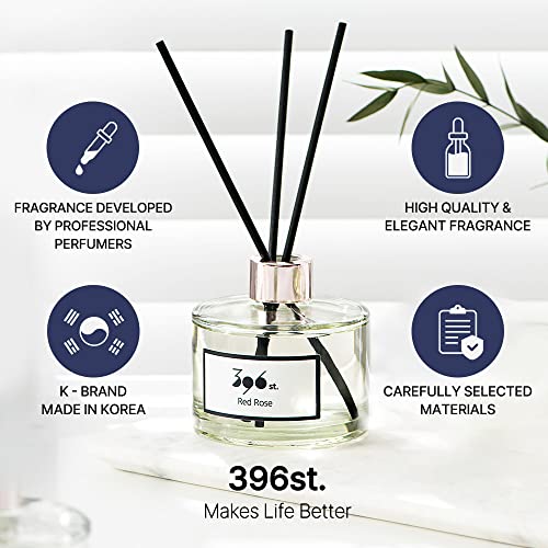 396 st. Reed Diffuser, Black Cherry, 200ml(6.7oz) / Reed Diffuser Sets, Scentsy Home Fragrance, Scented Oils, Home & Bathroom Décor