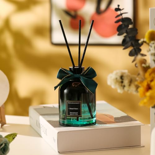 NEVAEHEART Reed Diffuser Set,Gardenia Reed Diffuser Gifts for Women,6.3oz(180ml) Reed Diffuser with Sticks, Home Fragrance Reed Diffuser for Living Room, Office & Bathroom Shelf