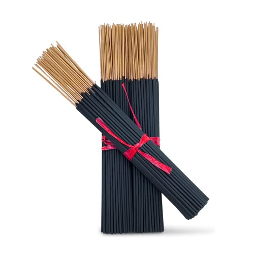 Japanese Cherry Blossom Incense Sticks 11" - 1 Bundle 85 to 100 Sticks - Smooth and Clean Long Burn Time, 45 to 60 Minutes.