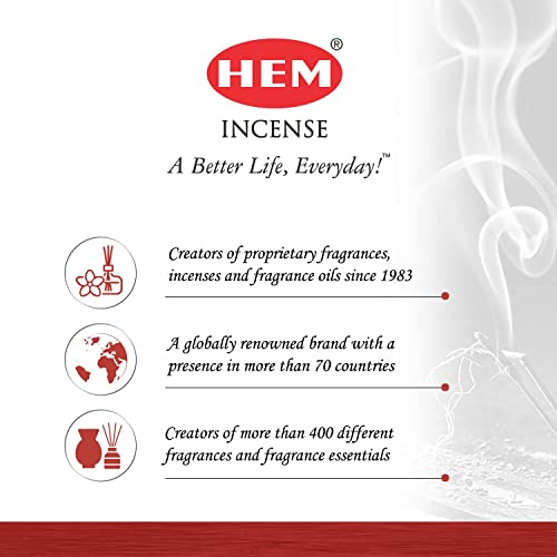 HEM Precious Rose Incense Sticks Pack Of 120 Count | Natural, Pure House & Flower Powder | Fresh & Long Lasting Fragrance | Aromatherapy Incense For Air Purifier, Stress Relief & Cleansing | Gift Set