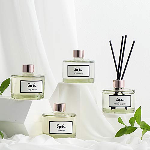 396 st. Reed Diffuser, Black Cherry, 200ml(6.7oz) / Reed Diffuser Sets, Scentsy Home Fragrance, Scented Oils, Home & Bathroom Décor