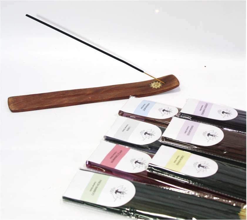 Hosley® 350-Pack Assorted Incense Sticks Bamboo, Lemongrass, Sandalwood, Lavender, and More Premium Fragrance Set for Relaxation, Meditation, and Aromatherapy Clean-Burning, Natural Scents