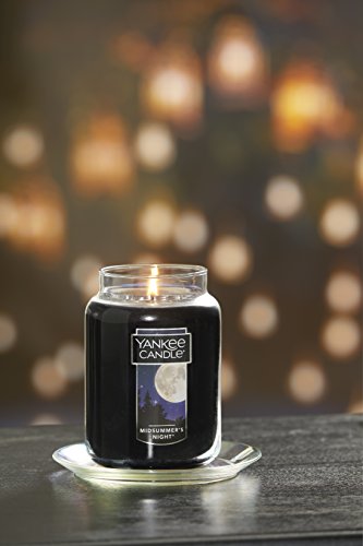 Yankee Candle MidSummer's Night Scented, Classic Large Single Wick Jar Candle, 22oz with Over 110 Hours of Burn Time, Ideal for Dinner Parties, Relaxing Saturdays, and Special Occasions