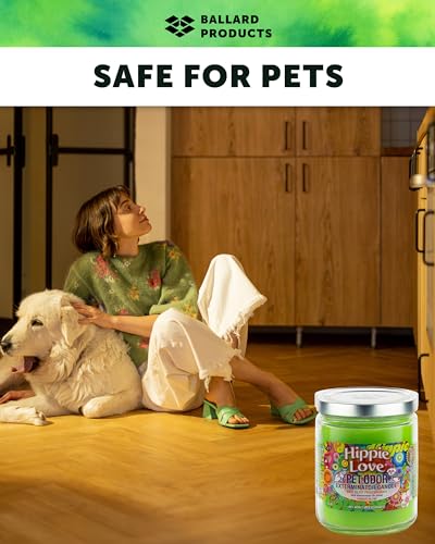 Hippie Love Pet Odor Eliminating Candle Duo
