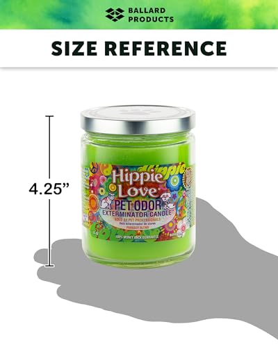 Hippie Love Pet Odor Eliminating Candle Duo