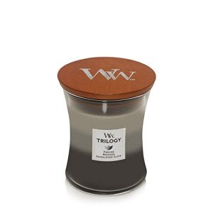 Warm Woods WoodWick Hourglass Candle - Premium Fragrance