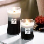 Warm Woods WoodWick Hourglass Candle - Premium Fragrance