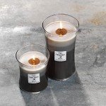 Warm Woods WoodWick Hourglass Candle - Premium Fragrance