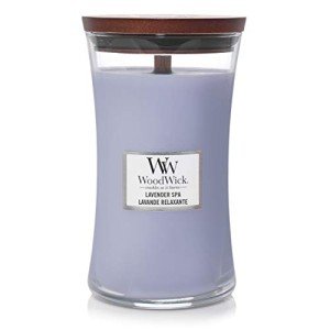 Lavender Spa Woodwick Hourglass Candle | 130-Hour Burn