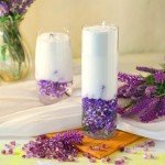 Lavender Candle Making Kit with Pearled Sand