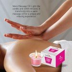 Strawberry-Champagne Massage Candle with Pheromones