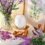 Lavender Candle Making Kit with Pearled Sand