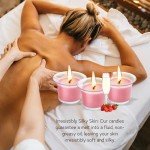 Strawberry-Champagne Massage Candle with Pheromones