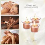 Kissable Chocolate Massage Candle with Pheromones
