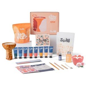 Candle Making Kit with Pottery Tools & Fragrance