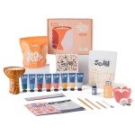 Candle Making Kit with Pottery Tools & Fragrance