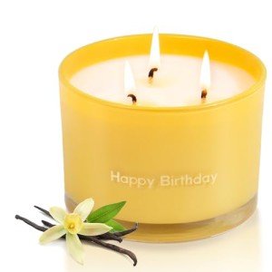 KONNI Happy Birthday Vanilla Soy Candle 3 Wicks