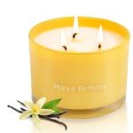 KONNI Happy Birthday Vanilla Soy Candle 3 Wicks