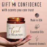 With God' Candle - Spiritual Gifts for Her