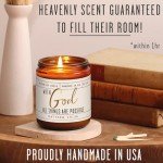 With God' Candle - Spiritual Gifts for Her