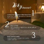 Sandalwood Jasmine Pearled Candle - 18oz