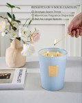 Linen Breeze 3-Wick Soy Candle - 35oz