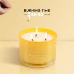 KONNI Happy Birthday Vanilla Soy Candle 3 Wicks