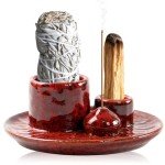 4-in-1 Ceramic Incense Holder and Tray