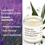 Grandparents Announcement Lavender Scented Candle