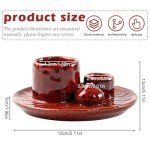 4-in-1 Ceramic Incense Holder and Tray