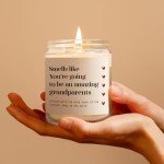 Grandparents Announcement Lavender Scented Candle