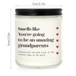 Grandparents Announcement Lavender Scented Candle