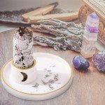 Moon Incense Holder: 4-in-1 Burner & Ash Catcher