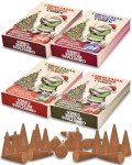 Festive Christmas Incense Cones - 96 Total