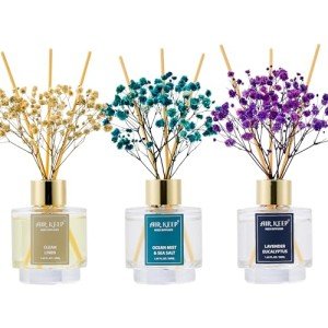 Fresh Scents Reed Diffuser Set - 3 Fragrance Oils