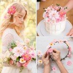 30 PCS Pink Silk Roses for Decor & DIY