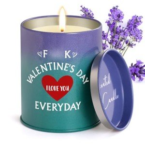 Romantic Lavender Candles for Her Valentine's Day