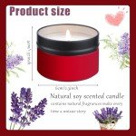 Valentine's Day Scented Candle Gift Set - 6 Pcs