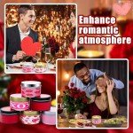 Valentine's Day Scented Candle Gift Set - 6 Pcs