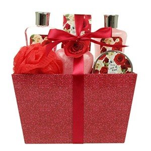 Spa Gift Basket for Her – Rose Scent Essentials