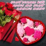 Valentine's Day Heart Candle - Rose Scented Delight