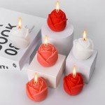 Rose-Shaped Scented Candles for Special Occasions