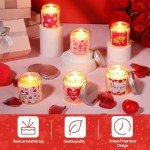 Valentine's Day Scented Candle Set - 6 Pack