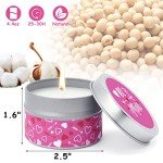 Valentine’s Day Scented Candle Gift Set – 4 Pack