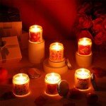 Valentine's Day Scented Candle Set - 6 Pack