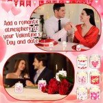 Valentine's Day Scented Candle Set - 6 Pack