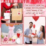 Valentine's Day Scented Candle Set - 6 Pack